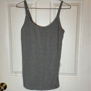 Secret Treasures Intimates Gray Nursing Tank Top L/XL Maternity Layering